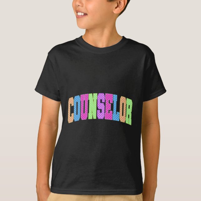 T-shirt School Counselor Squad Teacher Retro Back To Schoo (Devant)