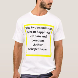 T-shirt schopenhauer, Arthur,