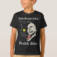 Schrodinger's Black Cat Dead & Alive Quantum Parad