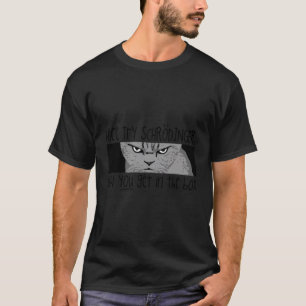T-shirt Schrodinger'S Cat Design mécanique quantique