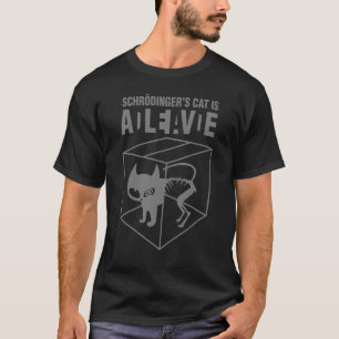 T-shirt Schrodingers Chat Est Adleiavde - Art1 Wt-Trans