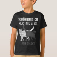 Schrodingers Chat Se Promène Dans Un Bar Et Ne Phy