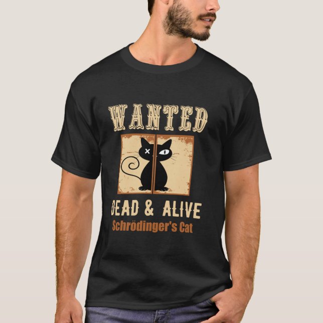 T-shirt Schroedinger's Cat Science Graphisme Recherché Dea (Devant)