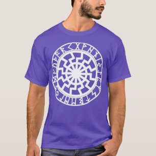T-shirt Schwarze Sonne Black Sun Blacksun Runes Futhark Od