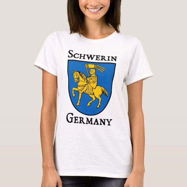 T-shirt Schwerin, Allemagne (Deutschland) (Devant)