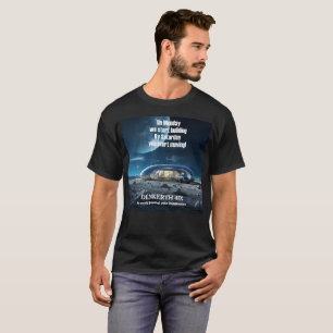 T-shirt Sci Fi Logement Et Paysage Sur Une Autre Planète