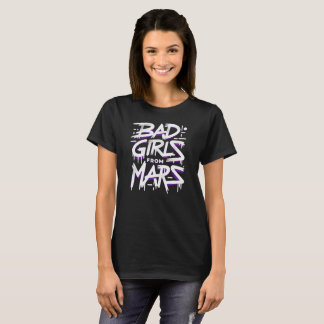 T-shirt Sci-Fi Retro 80s Space Girl Art