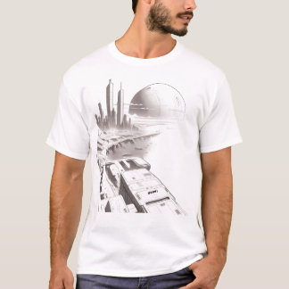 T-shirt Sci-Fi Traversant l'Univers 01 D Avant
