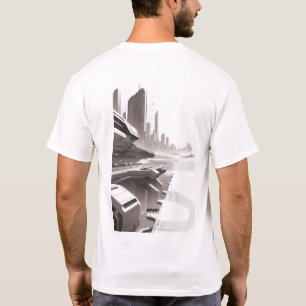 T-shirt Sci-Fi Traversant l'Univers 02 H Retour