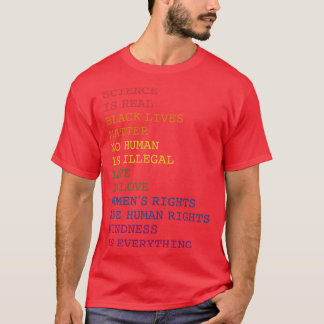 T-shirt Science amour bonté arc-en-ciel pour gay et lesbie