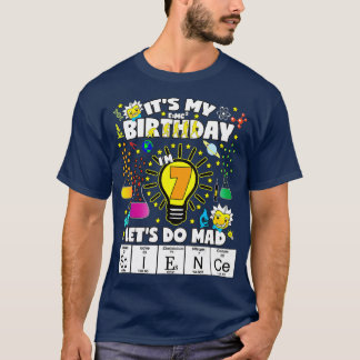 T-shirt Science Anniversaire Hème Âge 7 Faisons la science