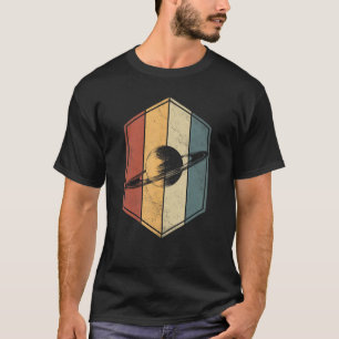 T-shirt Science Astronomie Cadeaux Planète Vintage Saturn
