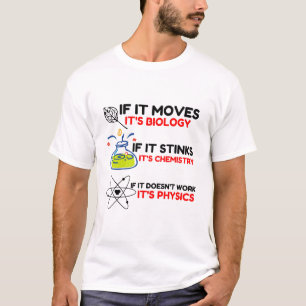 T-SHIRT SCIENCE BIOLOGY CHIMIISTRY PHYSICS
