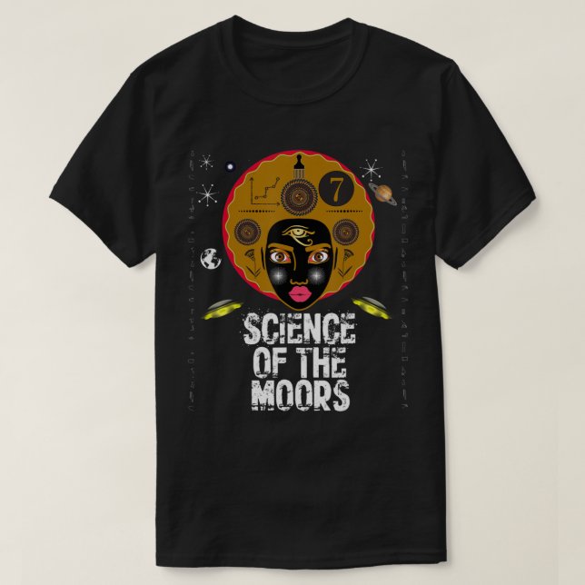 T-shirt Science De L'Horloge Maure Du Destiné Maure Amer (Design devant)