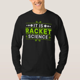 T-shirt Science de raquette de sport géniale Vêtements d'e