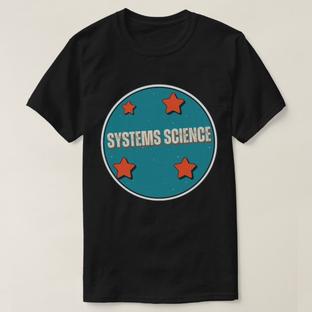T-shirt Science des systèmes (Design devant)