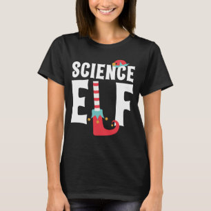 T-shirt Science Elf Cute FunnyCostume de Noël de l'enseign
