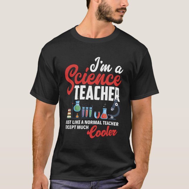T-shirt Science Enseignant Chimie Biologie Physique (Devant)