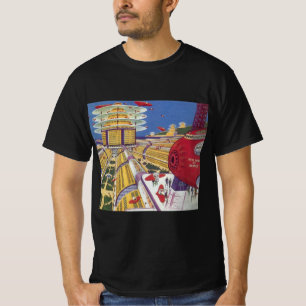 T-shirt Science-fiction vintage, New York City futuriste