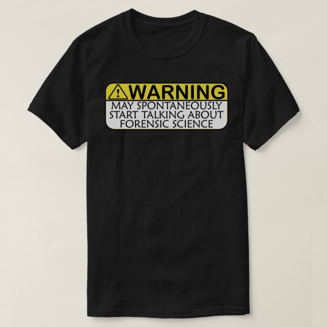 T-shirt Science judiciaire Lover Sciences judiciaires 5 (Design devant)