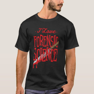 T-shirt Science Légale Pour Un Enquêteur Légal