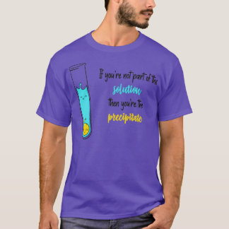 T-shirt Science Loverx27s Conception de solutions de chimi