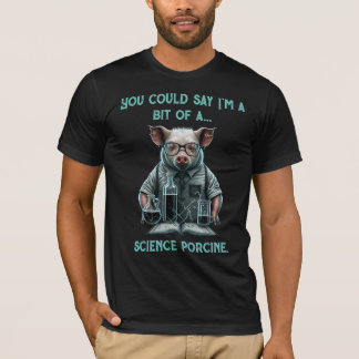 T-shirt Science Porcine