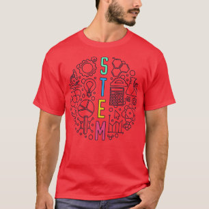 T-shirt Science, technologie, ingénierie et mathématiques