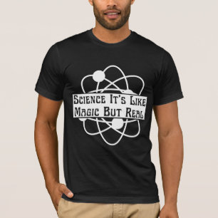 T-shirt science tendance c'est comme de la magie mais c'es