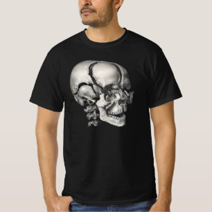 T-shirt Science Vintage Anatomie Humaine, Crâne Antique