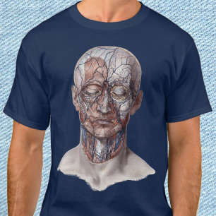 T-shirt Science vintage de l'anatomie humaine, nez de gorg