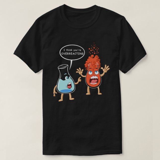 T-shirt scientifique chimique (Design devant)
