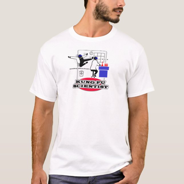 T-shirt Scientifique de Kung Fu (Devant)