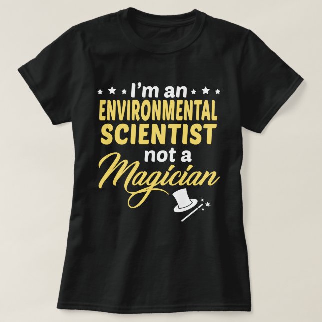 T-shirt Scientifique de l'environnement (Design devant)