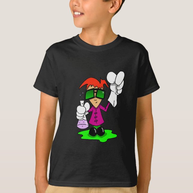 T-shirt Scientifique fou de Lil (Devant)