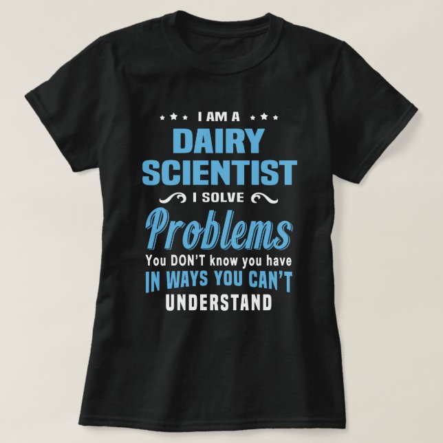 T-shirt Scientifique laitier (Design devant)