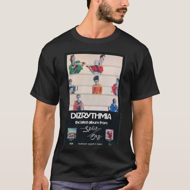 T-shirt Scinder Enz Dizrythmia PosterSticker V-Neck T-Shir (Devant)
