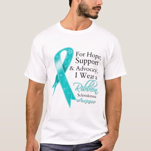 T-shirt Scleroderma Soutien Espérance Sensibilisation (Devant)