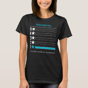 T-shirt Scleroderma Très mauvais, ne serait pas recommandé
