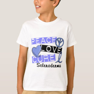 T-shirt Sclérodermie de traitement d'amour de paix