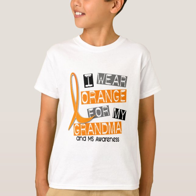 T-shirt Sclérose en plaques de milliseconde je porte (Devant)