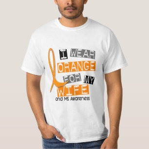 T-shirt Sclérose en plaques de milliseconde je porte