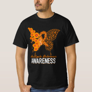T-shirt Sclérose en plaques pour papillon féminin Sensibil