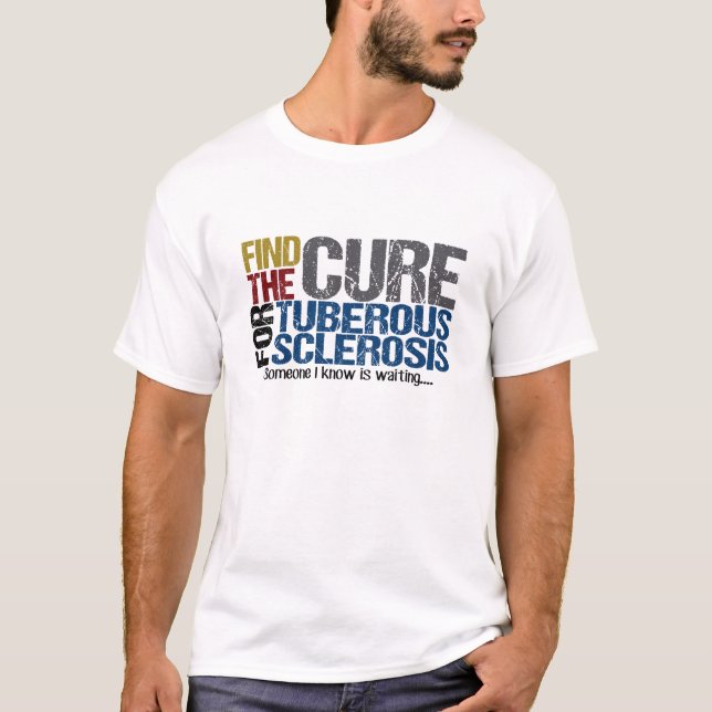 T-shirt Sclérose en plaques tubercules T-Shirt. Soutenez T (Devant)