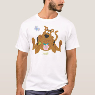 T-shirt Scooby-Doo Admiring Flower