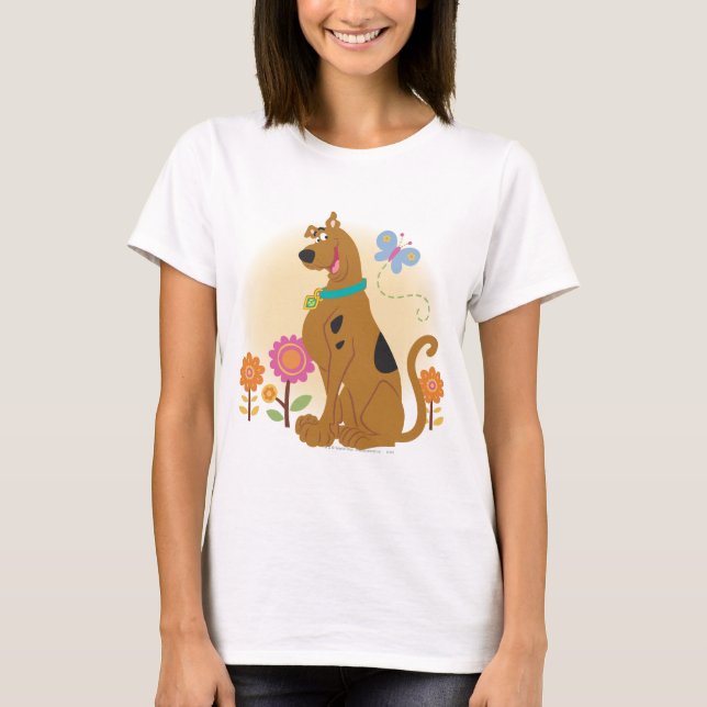 T-shirt Scooby-Doo Après Papillon (Devant)