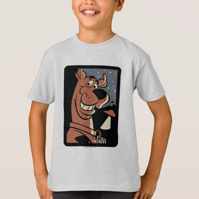 T-shirt Scooby Doo avec OVNI (Devant)