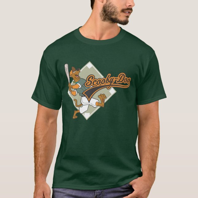 T-shirt Scooby Doo Baseball (Devant)