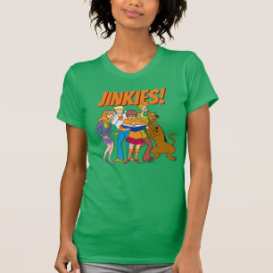 T-shirt Scooby-Doo et la bande étudient le livre