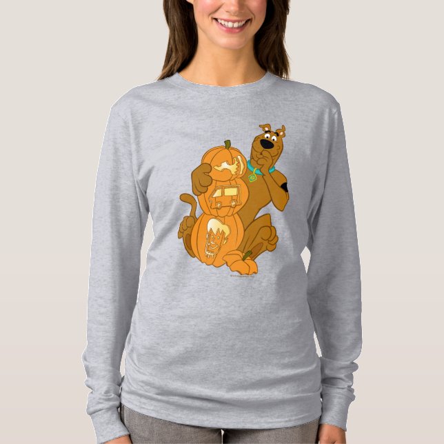 T-shirt Scooby-Doo | Halloween Jack-O-Lantern (Devant)